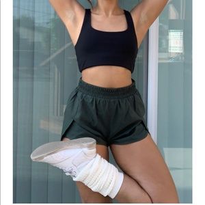 Girlfriend Collective Trail Short in Moss Size S